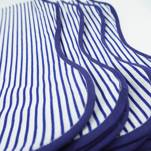 french-stripes-breton-blue-napkin,scallop