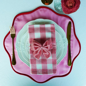 In the Mood For Love Colour Block Scallop Placemat