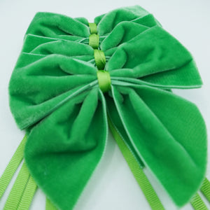 Apple Green Napkin Bows, Set of 4