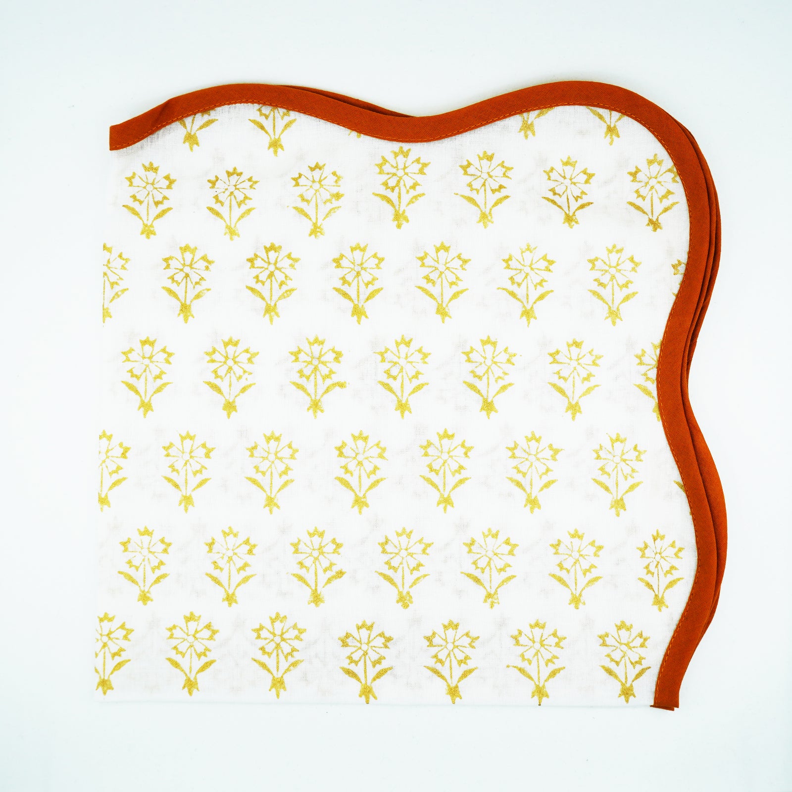 All That Glitters is Gold Scallop Napkins, Set of 4