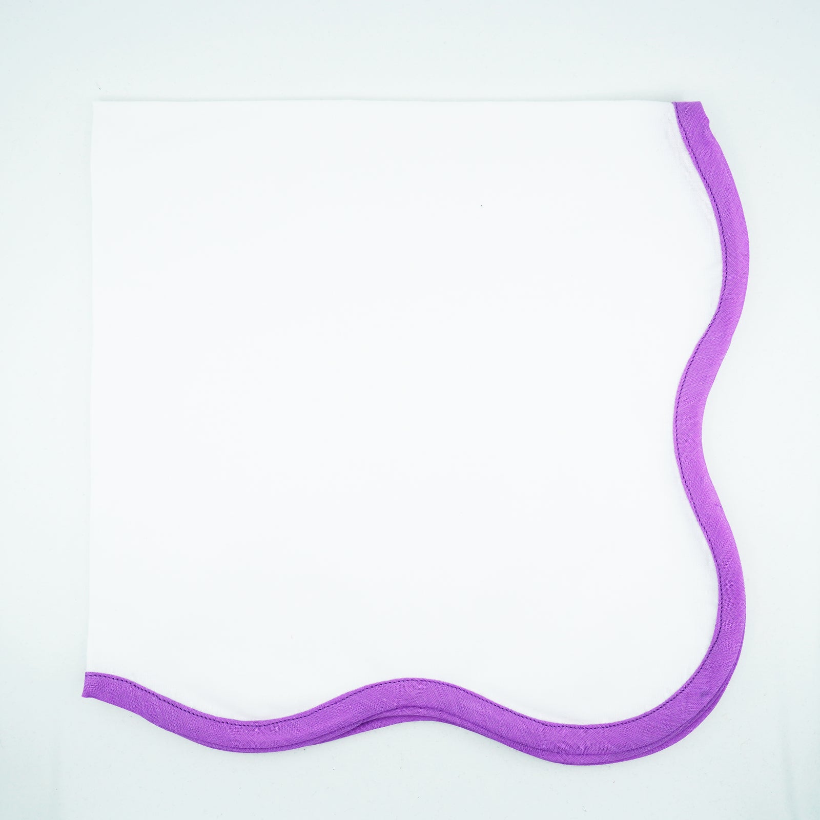 Lavender Scallop Napkins , Set of 4