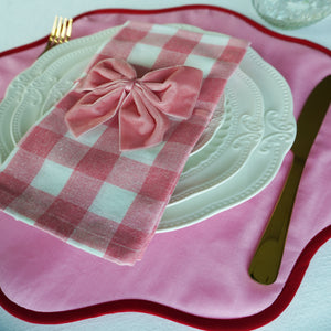 In the Mood For Love Colour Block Scallop Placemat