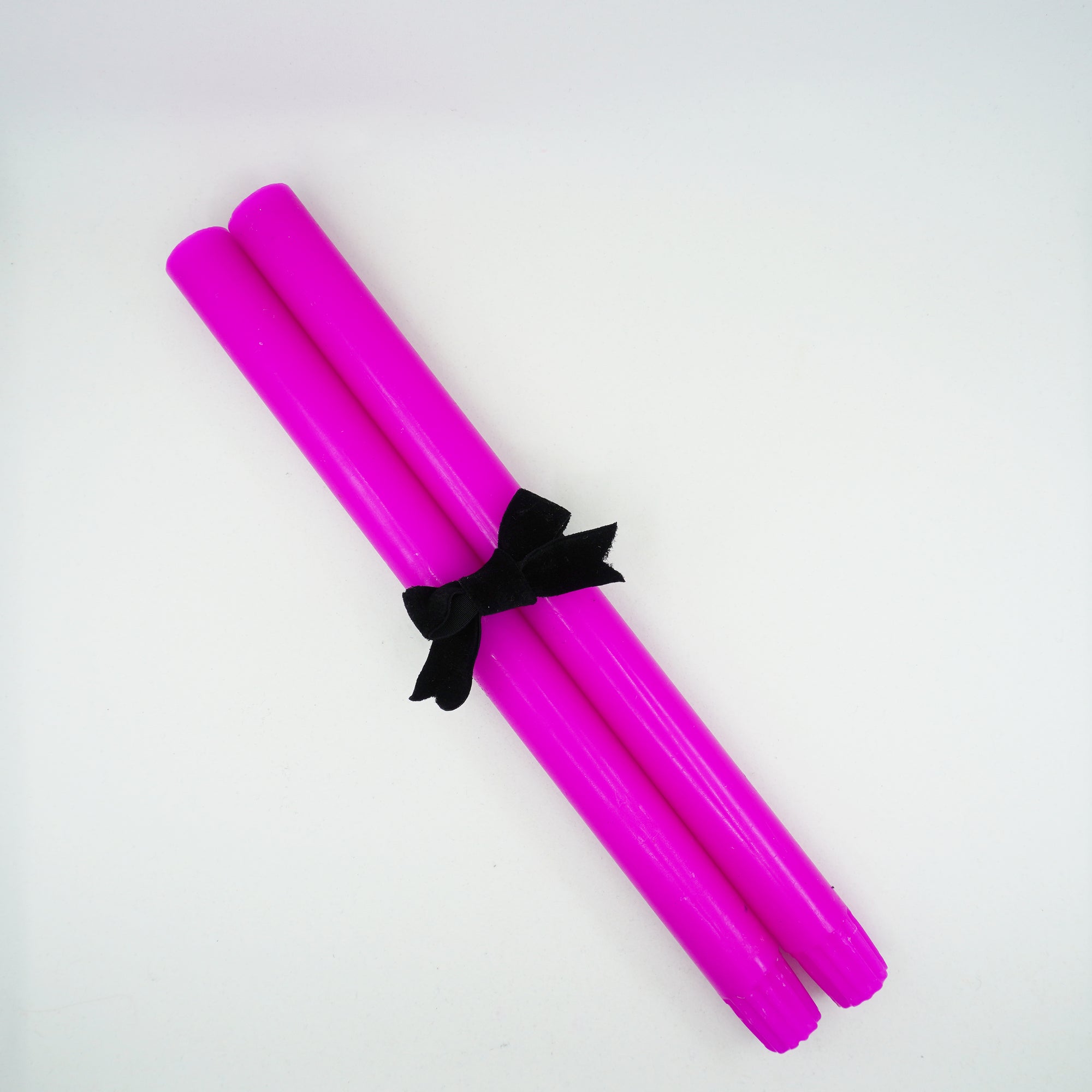 Neon Purple Candles, Pack of 2 (30.5cm)